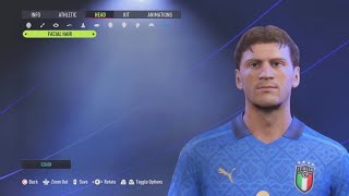 FIFA 22 How to make Christian Vieri Pro Clubs Look alike [upl. by Ahsitnauq]