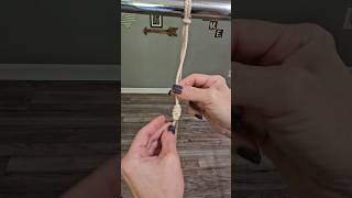 Sperry laces knot macrame macrametutorial [upl. by Inaffets]