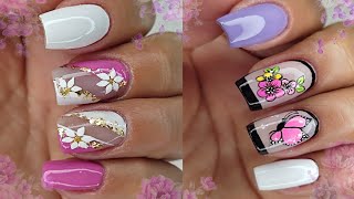 2 HERMOSOS MODELOS DE UÑAS PARA MANOS 💅😍nailart [upl. by Bing]