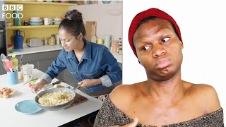 The BBC Food Egg Fried Rice Recipe Hersha Patel REACTION 😲🔥🔮☎ [upl. by Anelhtac757]