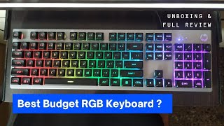 Best Budget RGB Gaming Keyboard From HP  K500F Unboxing and Review [upl. by Garrick]