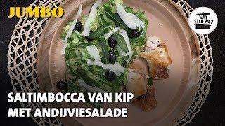 Wat eten we Saltimbocca van kip met andijviesalade [upl. by Easter]