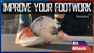 How to Improve Your Footwork in Soccer 4 Exercises  Training [upl. by Hadlee175]