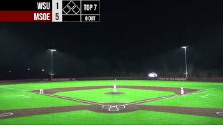 MSOE D3 Club Baseball Vs Winona State Game 2 [upl. by Yuri]