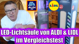 LEDLichtsäule von ALDI amp LIDL im Vergleichstest  Willi0815 [upl. by Robinet252]