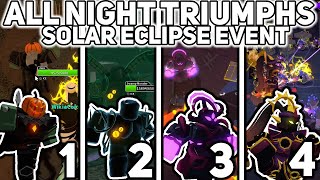 All Nights 14  Solar Eclipse Event  Tower Defense Simulator [upl. by Alamak]