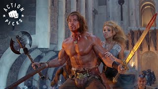 Epic Final Battle Against The Behemoth Full Scene  Conan The Destroyer [upl. by Leta560]