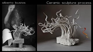 Ceramic sculpture process [upl. by Ilegna]