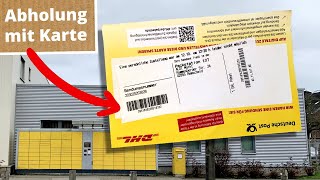 Abholung aus Packstation mit Benachrichtigungskarte [upl. by Hartfield]