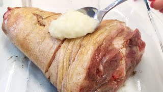 Legen Sie einfach die Schweinshaxe in den Ofen Ein einfaches und preiswertes Eisbein Rezept [upl. by Rois]