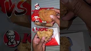 KFC VS JOLLIBEE  Best Crispy Fried Chicken [upl. by Eciened]