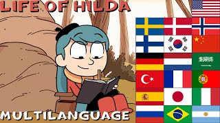 Hilda  Life of Hilda  multilanguage 19 versions [upl. by Weissberg]