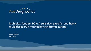 Multiplex Tandem PCR  A sensitive specific and highly multiplexed PCR method for syndromic testing [upl. by Gratt]