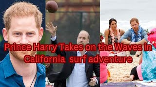 Prince Harry Takes on the Waves in California Surf Adventure [upl. by Ziagos]