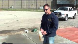 How to apply concrete Water Based Stain [upl. by Dnalloh303]