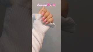 Aura nailseyeshadow for nail art🩷💅🏻 nails nailart nail naturalnails auranails nailtutorial [upl. by Einahpit]