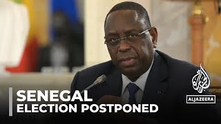 Senegal’s Macky Sall postpones presidential election [upl. by Calondra]