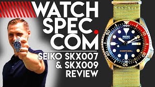 SEIKO SKX007 amp SKX009  BEST DIVE WATCH VALUE EVER [upl. by Albric919]