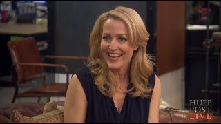 Gillian Anderson Opens Up On Relationship With David Duchovny [upl. by Llehcram]