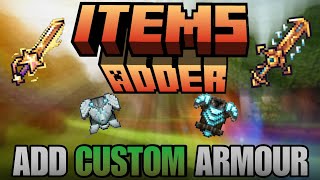 how to add custom items in minecraft using itemsadder  itemsadder tutorial 2024 minecraft [upl. by Skvorak]