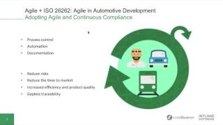 Intland Webinar Agile  ISO 26262 Using Agile in Automotive Development [upl. by Perron]