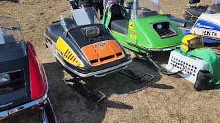 Chute Pond Snowmobile show on march 2 2024 in Mountain WI [upl. by Zailer]