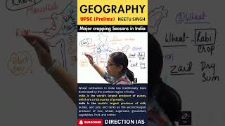 Major cropping Seasons in India By Neetu Singh indianagriculture upsc [upl. by Namzaj]