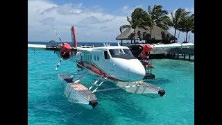 The W Resort Maldives  Seaplane Transfer to Male Airport Maldives [upl. by Atirehc]