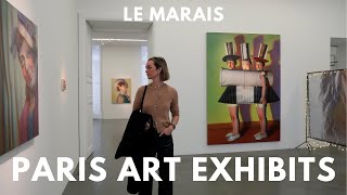 Paris Art Exhibits in Le Marais… [upl. by Sldney]