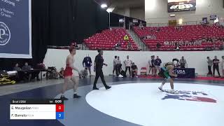 61 Kg Cons 8 2  Evan Mougalian Pennsylvania RTC Vs Fernando Barreto Pounders Wc A5a4 [upl. by Moia]