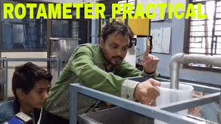 Rotameter practical AOCP SEM 2  Ravagdodiya [upl. by Assyral]