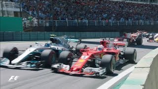 2017 Brazil Grand Prix Race Highlights [upl. by Atteniuq]