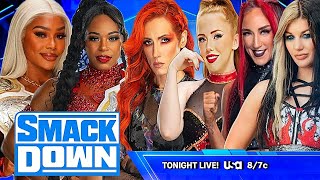 SMACKDOWN  JadeBianca And Becky Vs The Unholy Union And Blair Davenport [upl. by Myer]