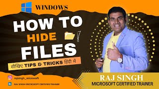 How To HIDE Files In Windows 11 [upl. by Atinrev]