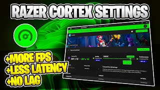 How To Use Razer Cortex amp Best Settings To BOOST FPS in ALL Games in 2024 [upl. by Evangelia]