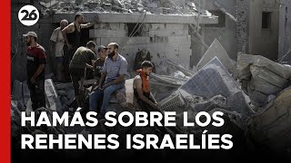 MEDIO ORIENTE  Hamás asegura que hubo muchos rehenes israelíes muertos [upl. by Shaylah235]