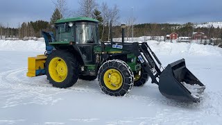 Köp Traktor John Deere 2450 4WD på Klaravik [upl. by Ajiak]