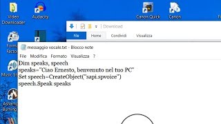 Come riprodurre messaggio vocale personalizzato allavvio di Windows [upl. by Joelle]