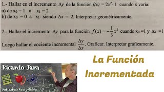 Incremento Funcional y Cociente Incremental [upl. by Luann149]