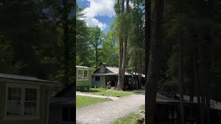 Historical Elkmont cabin community at Elkmont Campground in the Great Smoky Mountains National Park [upl. by Hnilym]