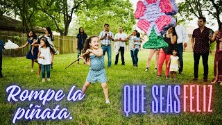 ROMPE LA PIÑATA  QUE SEAS FELIZ  CANCIONES PARA FIESTAS INFANTILES [upl. by Elamor840]