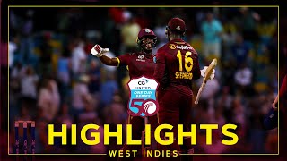 Highlights  West Indies v England  Tense Chase Gives Windies Series Victory  3rd CG United ODI [upl. by Elleinet]