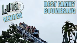 Luna Review Liseberg Newfor2023 Vekoma Roller Coaster  Best Family Boomerang [upl. by Sherline]