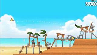 Official Angry Birds Rio Walkthrough Beach Volley 56 [upl. by Cutlip975]