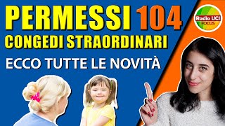 Permessi 104 e congedi straordinari ecco tutte le novità [upl. by Willmert]