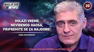 INTERVJU Miroljub Petrović  Dolazi vreme neviđenog haosa pripremite se za najgore 2462024 [upl. by Steen]