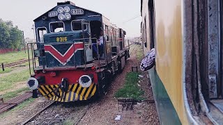 Karakoram Express  Pakistans high Priority Train  Lahore to Faisalabad Journey travel [upl. by Eniamirt]