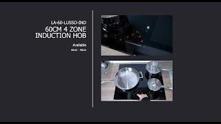 60cm  4 Zone Flexzone Induction Hob [upl. by Atiram952]