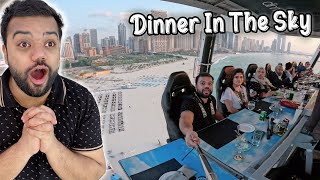 Khane Ki Table Hawa Mein Udd Gai 😱  Dinner In The Sky In Dubai 😍 [upl. by Ahsiekal61]