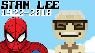 SpiderMan Cartoon Theme 8 Bit Tribute to Stan Lee  8 Bit Universe [upl. by Yrret]